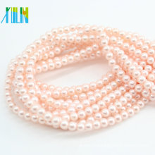 Cheap Wholesale Oyster 4-10MM Peach Round Natural Shell Pearls Loose Pearl Oyster